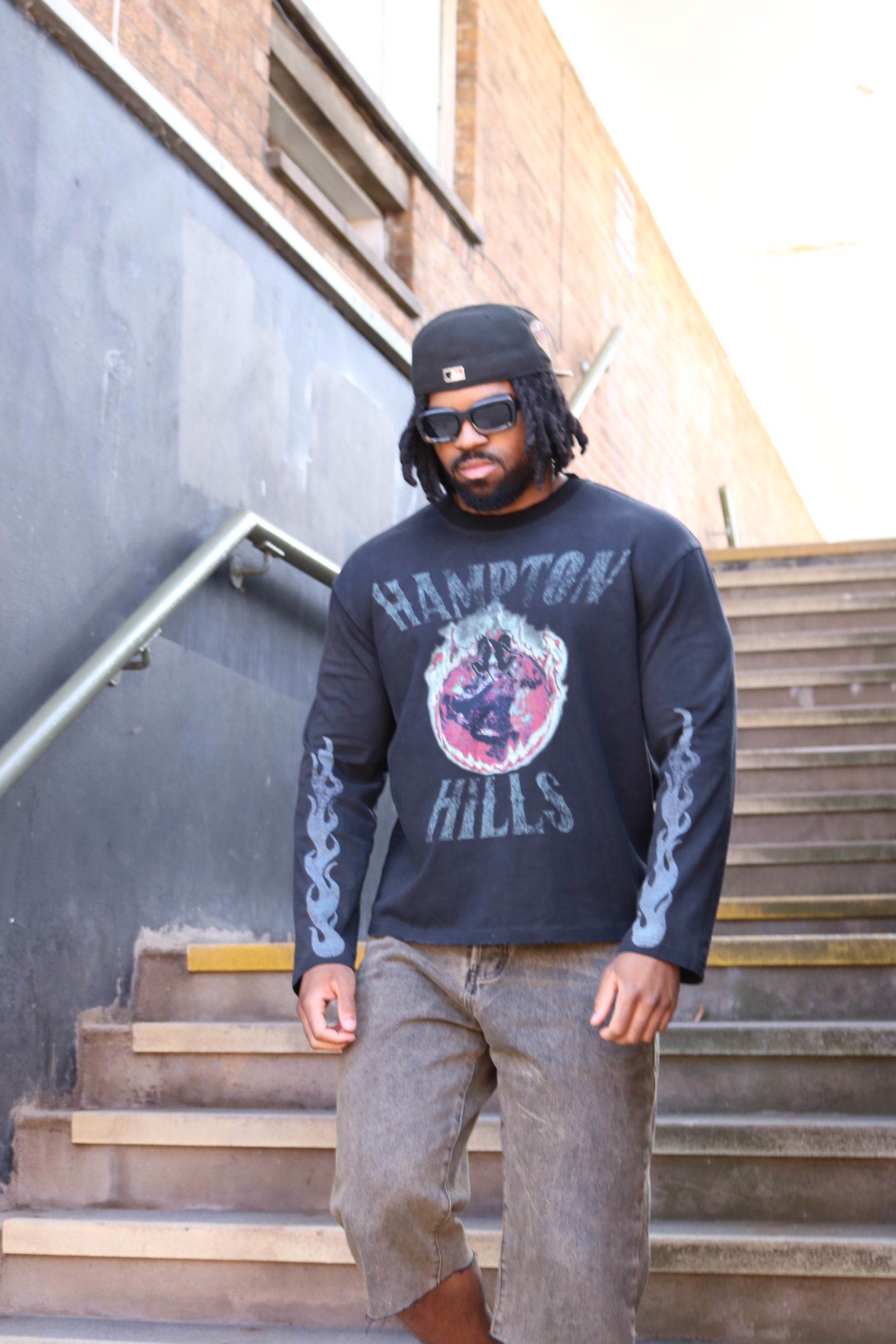 'SET FIRE TO THE WORLD' LONG SLEEVE T-SHIRT