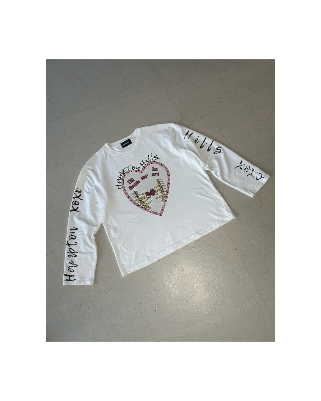 'TILL DEATH WE DO ART' LONG SLEEVE T-SHIRT