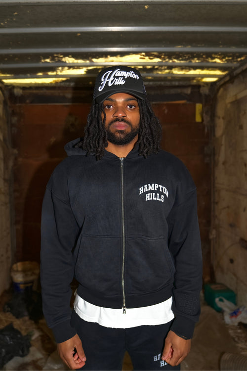 ARCH LOGO ZIP HOODIE