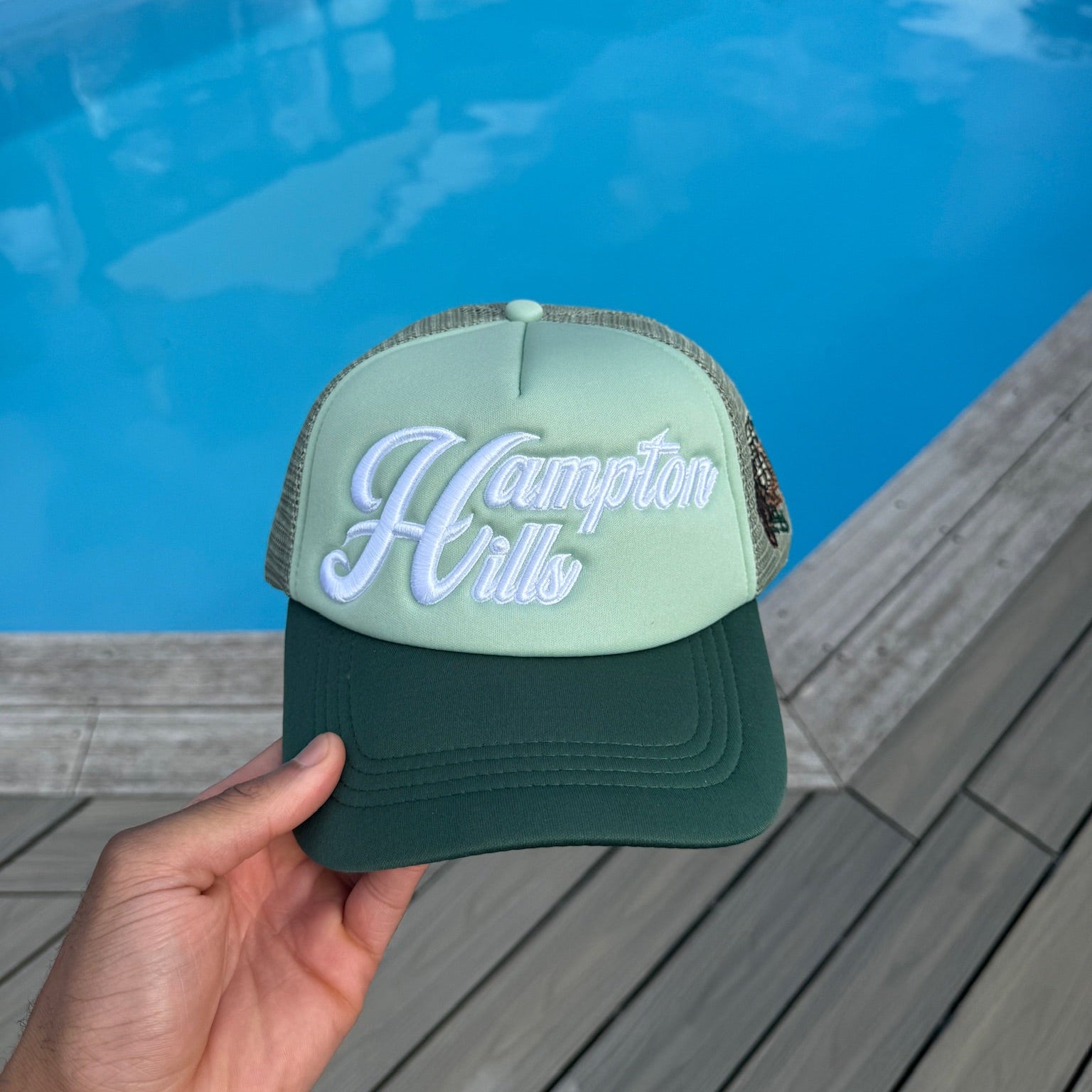 OLIVE UNIVERSITY TRUCKER CAP