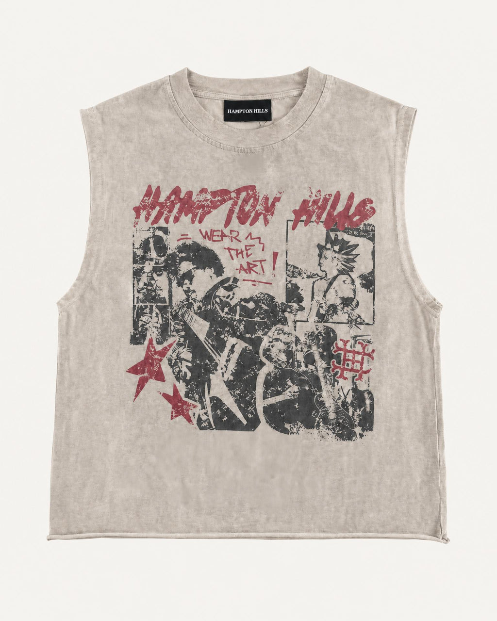 ROCKSTAR SLEEVELESS T-SHIRT