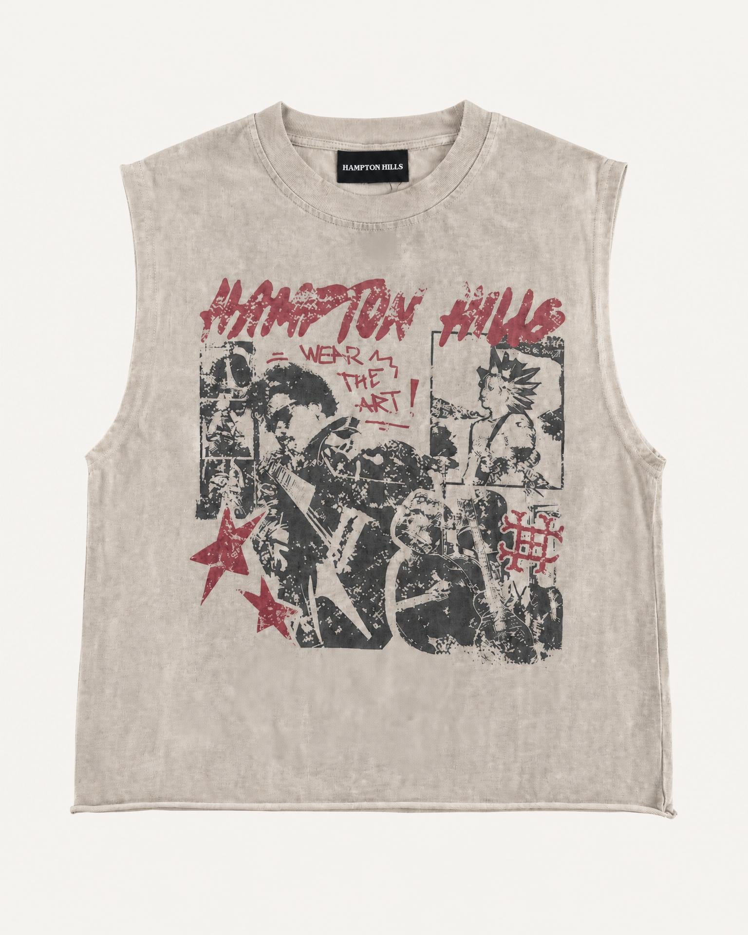 ROCKSTAR SLEEVELESS T-SHIRT