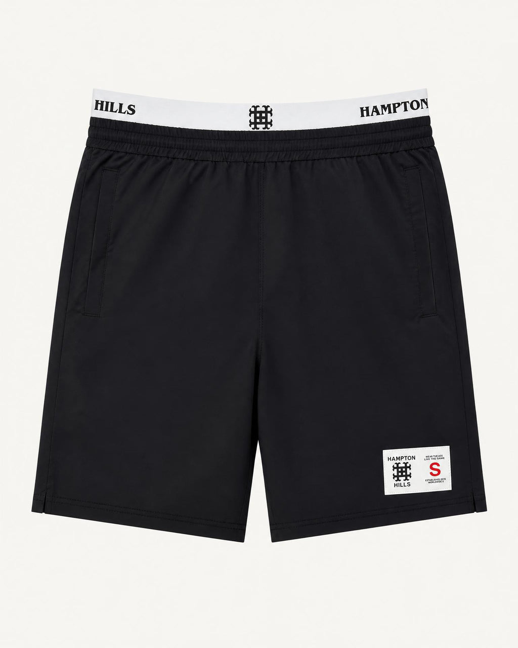 DOUBLE WAISTED NYLON SHORTS