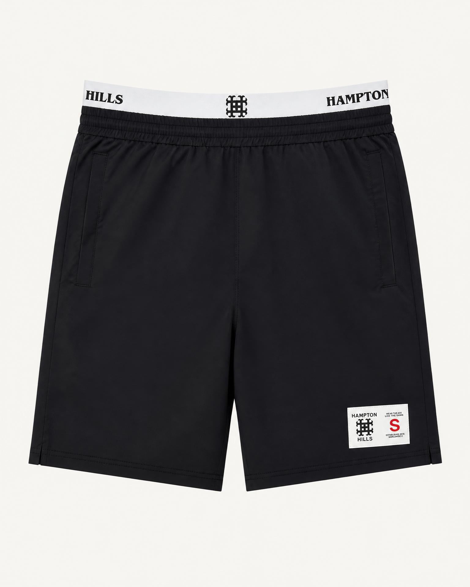 DOUBLE WAISTED NYLON SHORTS