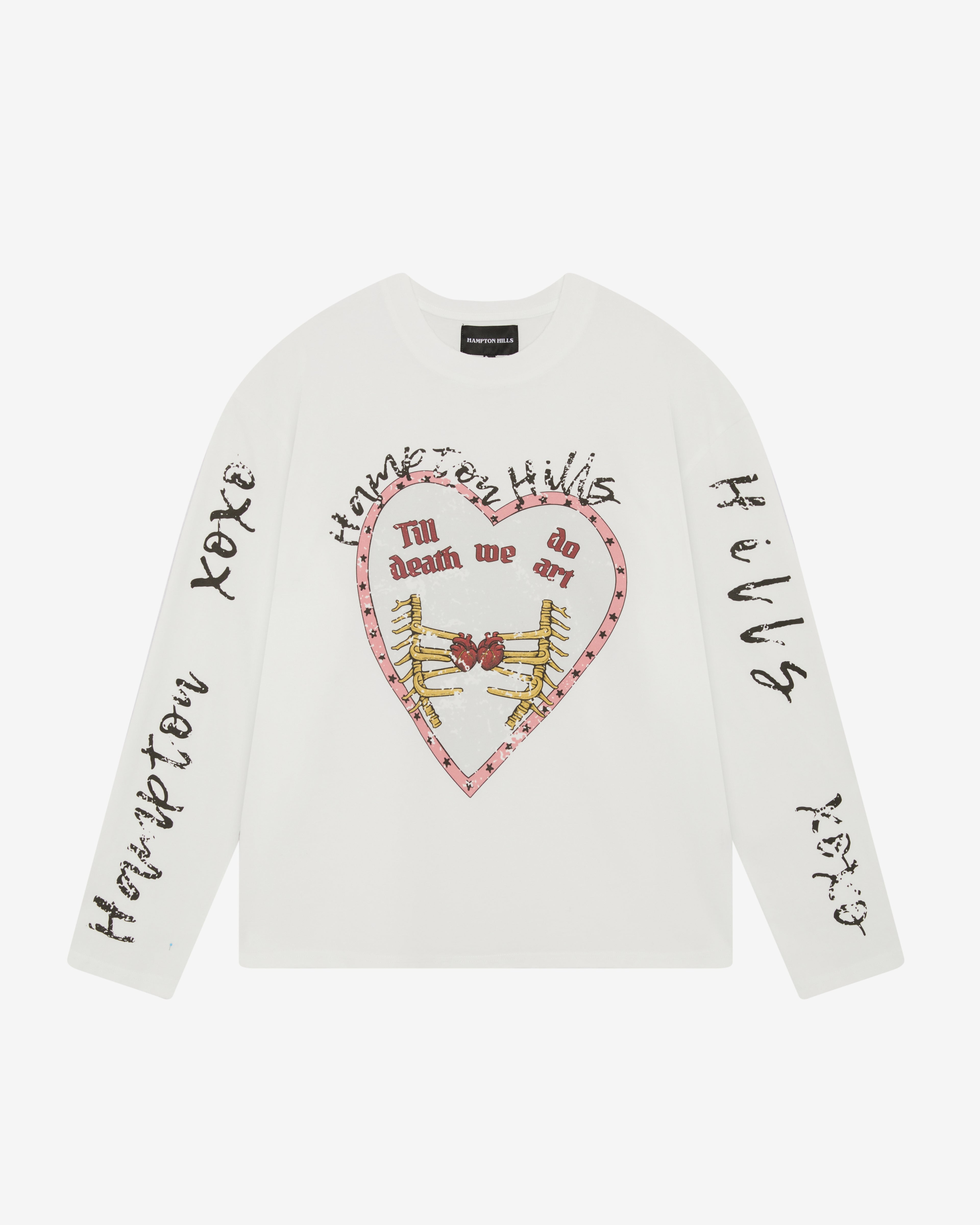 'TILL DEATH WE DO ART' LONG SLEEVE T-SHIRT