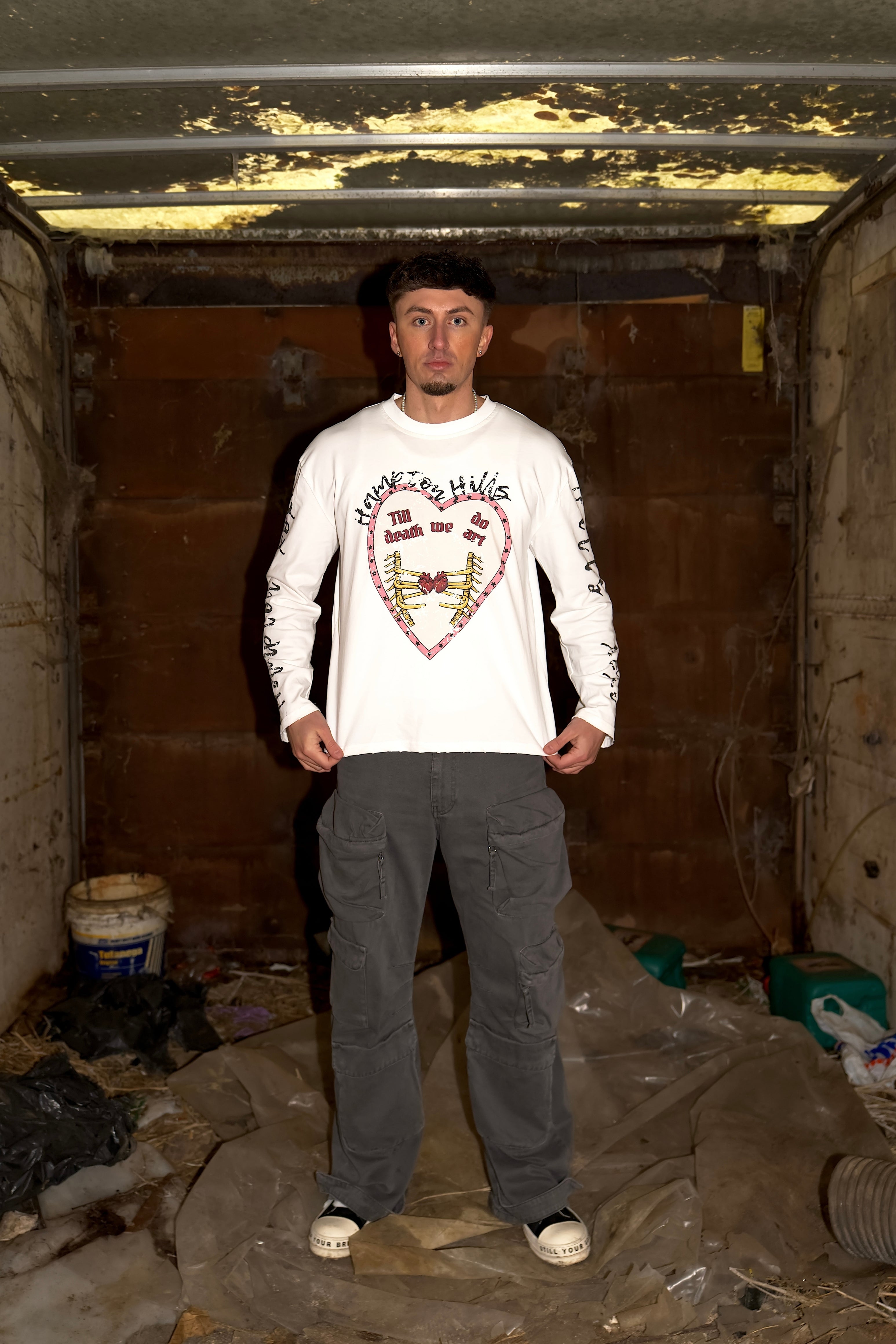 'TILL DEATH WE DO ART' LONG SLEEVE T-SHIRT