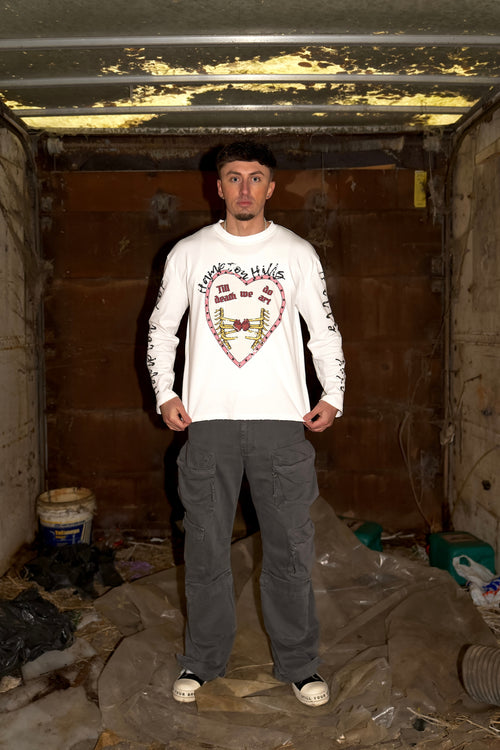 'TILL DEATH WE DO ART' LONG SLEEVE T-SHIRT